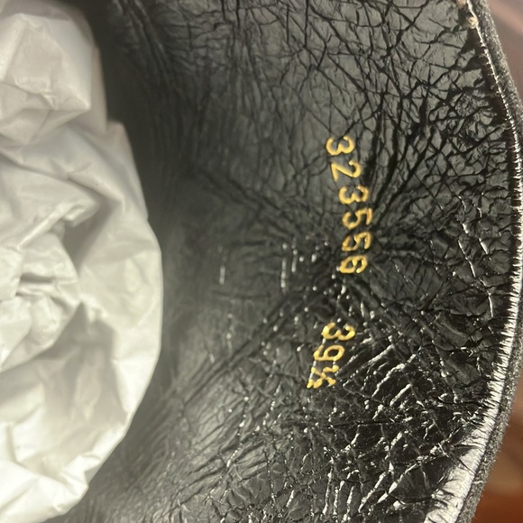 Gucci boots 323566 KID SCAMOSCIATO
NERO 39.5 - Picture 10 of 11